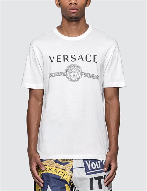 men's versace t-shirts|Versace collection men shirt white.